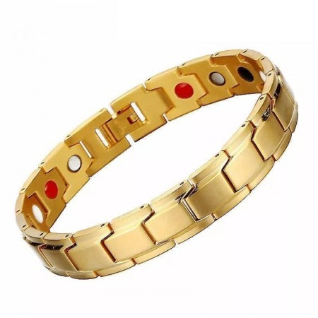 Golden Titanium Bio Energy Bracelet