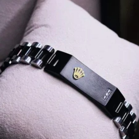 Men’s Stainless Steel Crown Jubilee Chain Bracelet