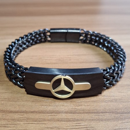 Cuban Chain Mercedes Bracelet For Men (SB-008)
