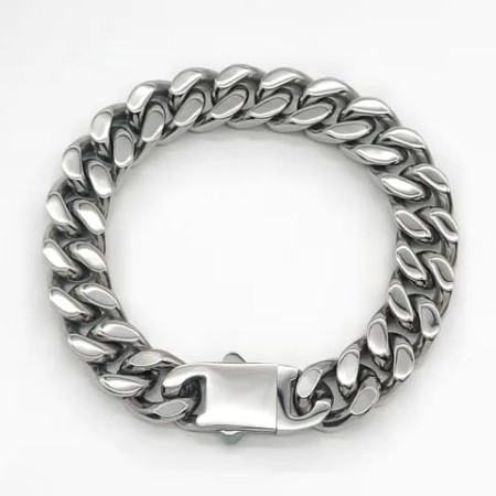 Cuban Chain Men’s Bracelet Stainless Steel (SB-012)