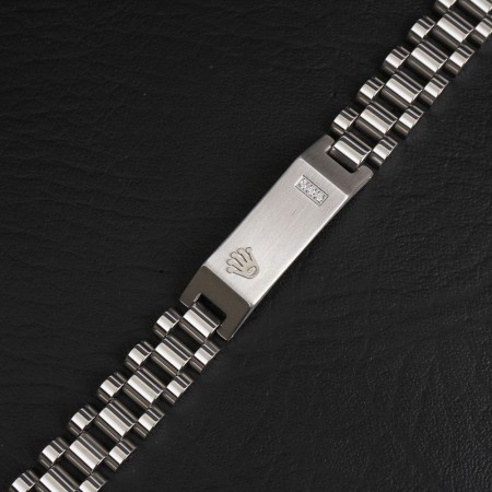Men’s Stainless Steel Crown Jubilee Chain Bracelet (SB-018)