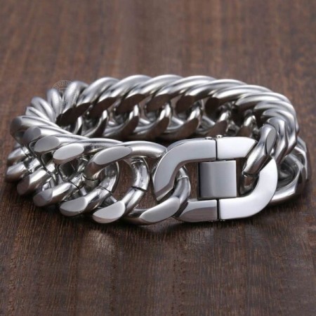 Stainless Steel Bracelet Curb Link Chain for Men (SB-012)