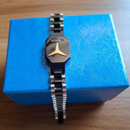 High Quality Mercedes Black Silver Color Bracelet (SB-001)
