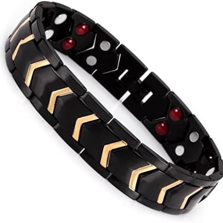 sNEODYMIUM ORIGINAL MAGNETIC BRACELET( Silver-TMB 004 )