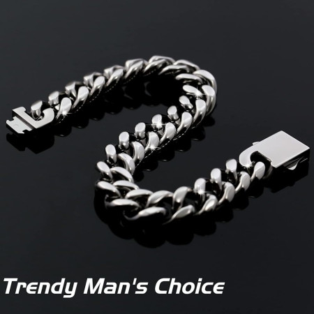 9mm Retro Sterling Silver Bracelet [SB-307]