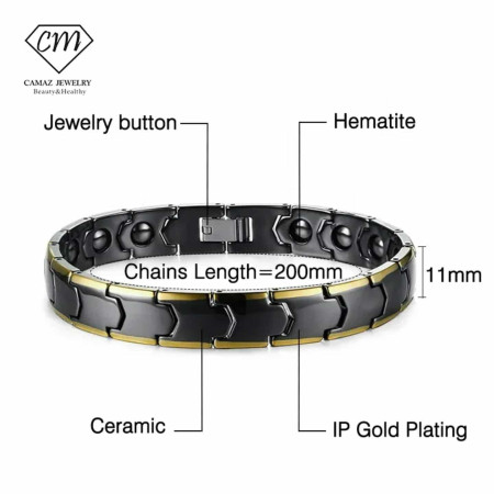 Ceramic Magnetic Bracelet-(CMB-019)