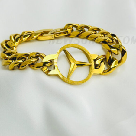 High Quality Mercedes Golden Bracelet SB-303