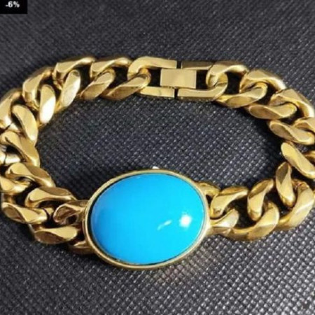 Salman Firoza Stone Stainless Steel Bracelet [SB-316]