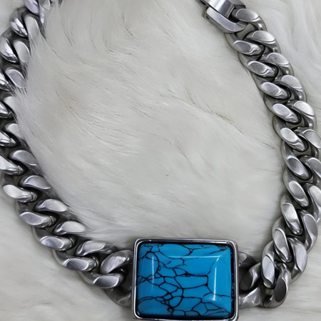 Salman Firoza Stone Stainless Steel Bracele SB-329