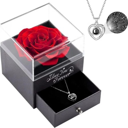 Valentines day gift 2025 in gift forever rose box for valentines day gift