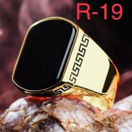 JP Italian Bio Golden Stone Rings-218